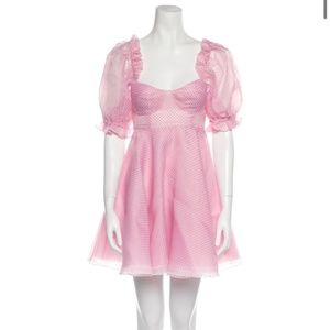 Selkie pink gingham dress